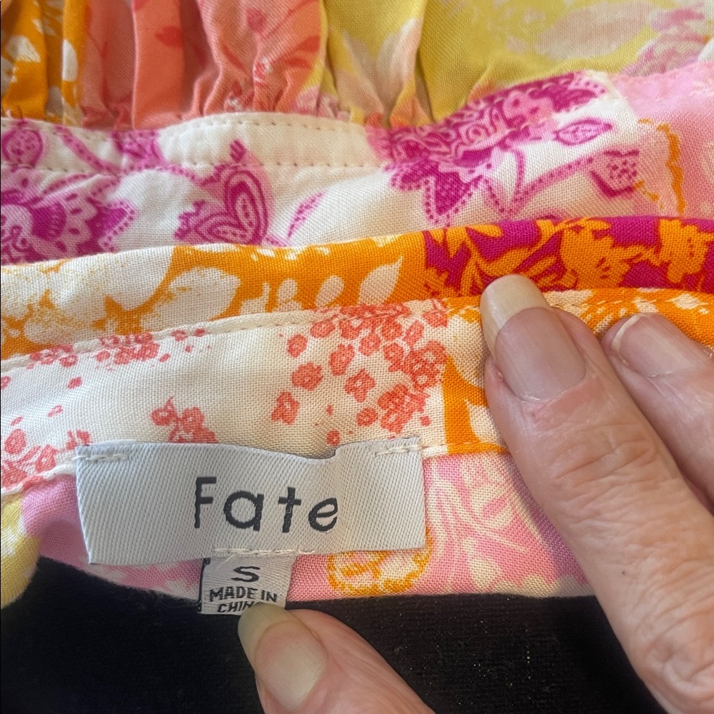 Fate Women's Multicolor Patchwork Blouse - image 2